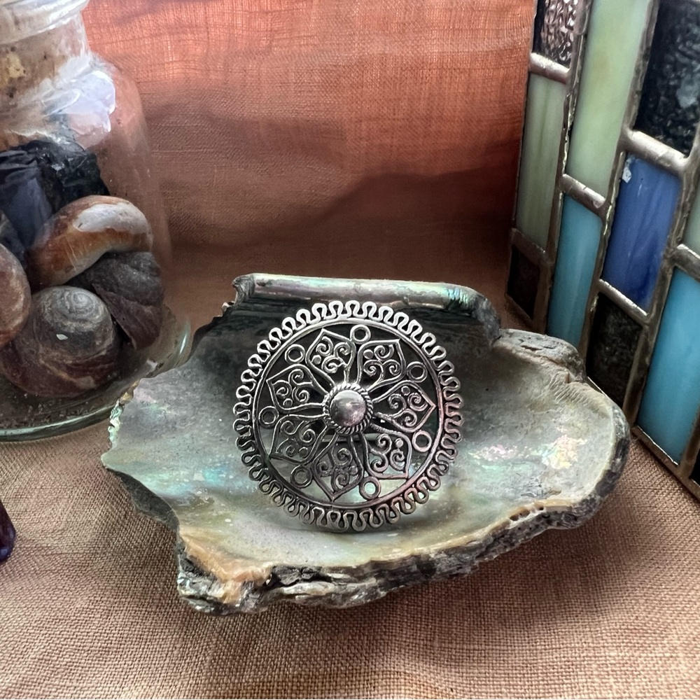 925 Sterling silver from India! MANDALA style